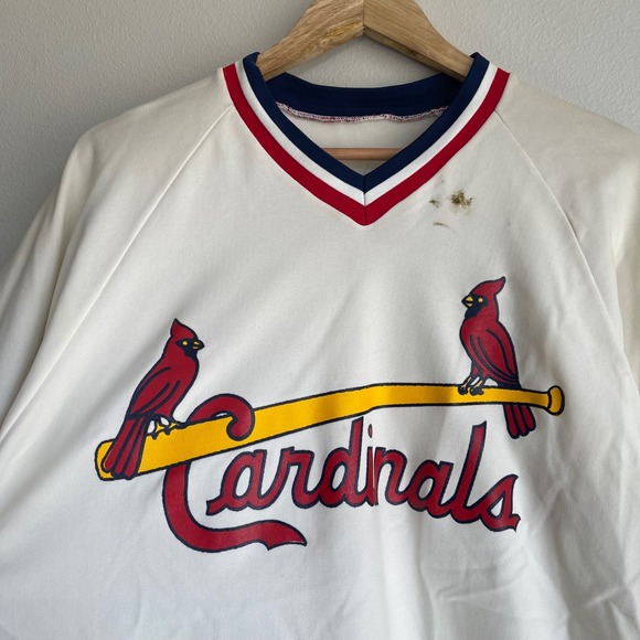 Vintage Saint Louis Cardinals Sand Knit Jersey - Picture 4 of 13